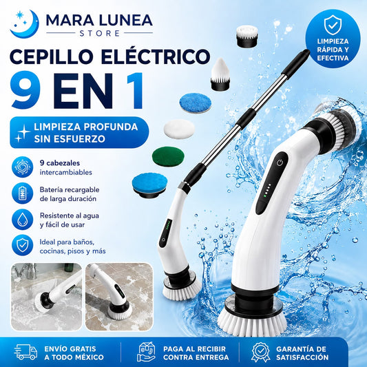 Cepillo Electrico Limpieza 9 en 1